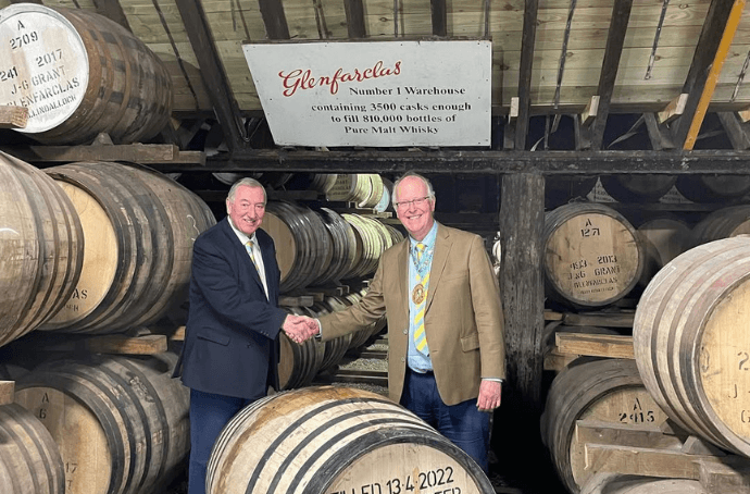 Destylarnia whisky Glenfarclas w Speyside
